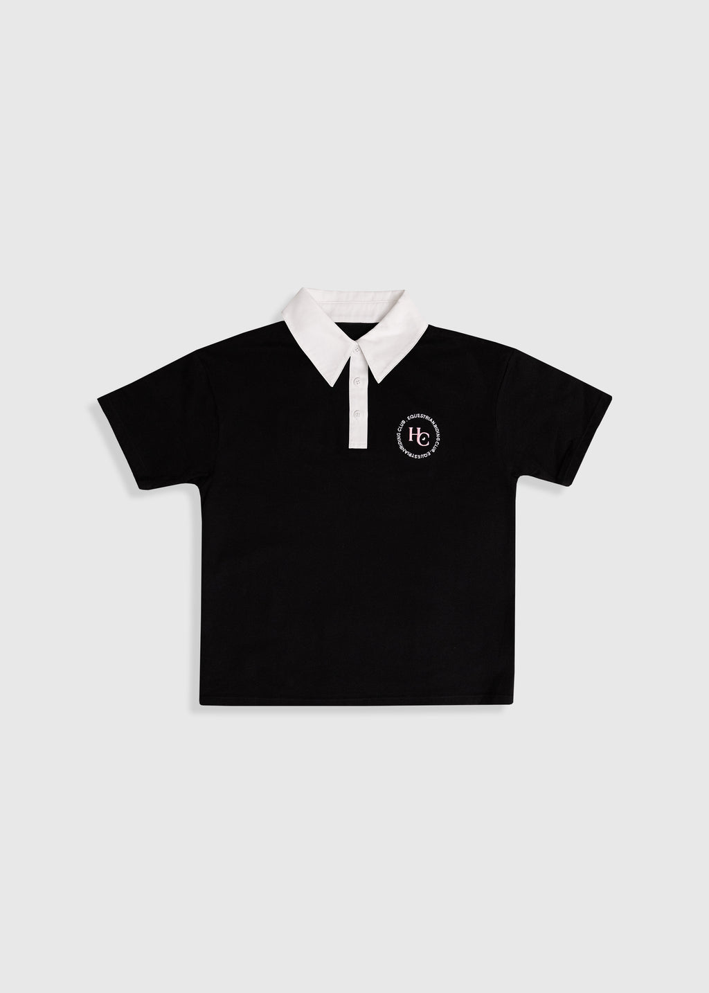 Black Short Sleeve Polo Shirt