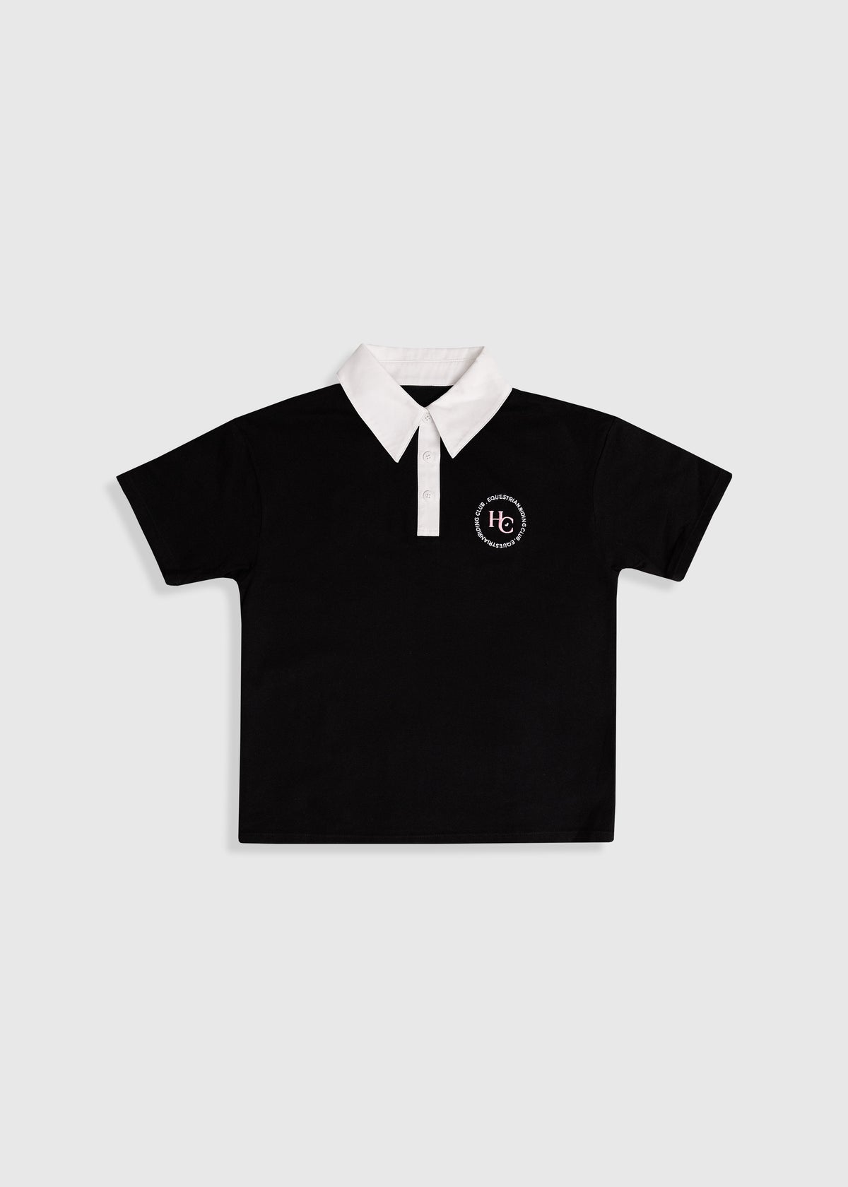 Black Short Sleeve Polo Shirt
