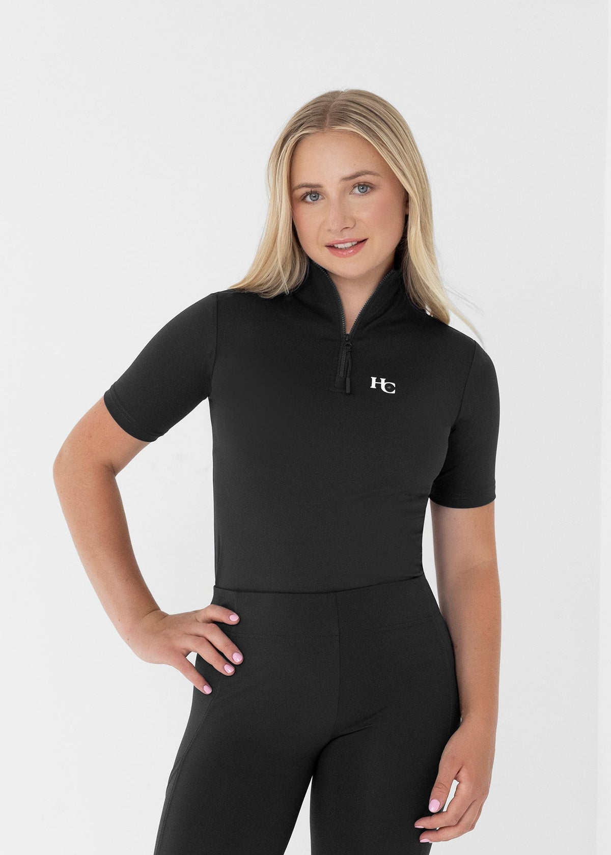 Black Short Sleeve Base Layer