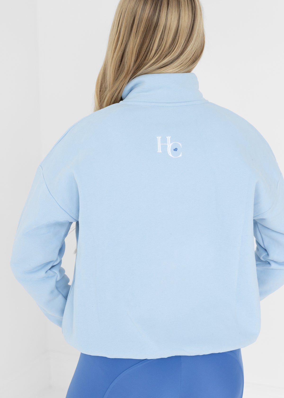 Est 2025 Cloudberry Half Zip Sweater