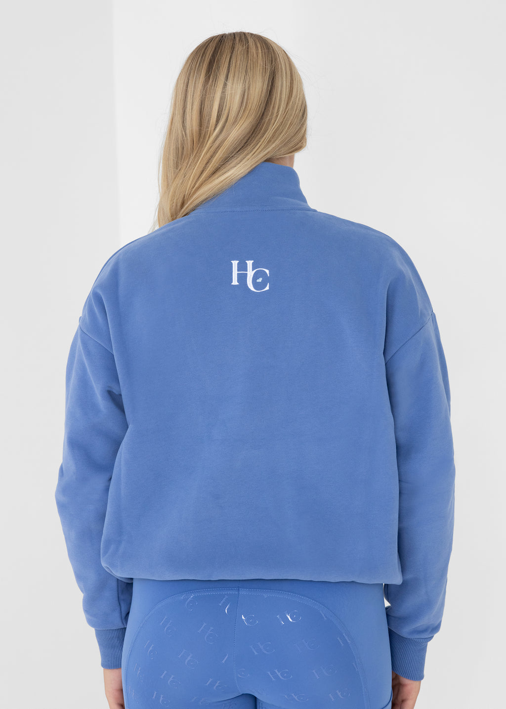 Est 2025 Dandy Denim Half Zip Sweater