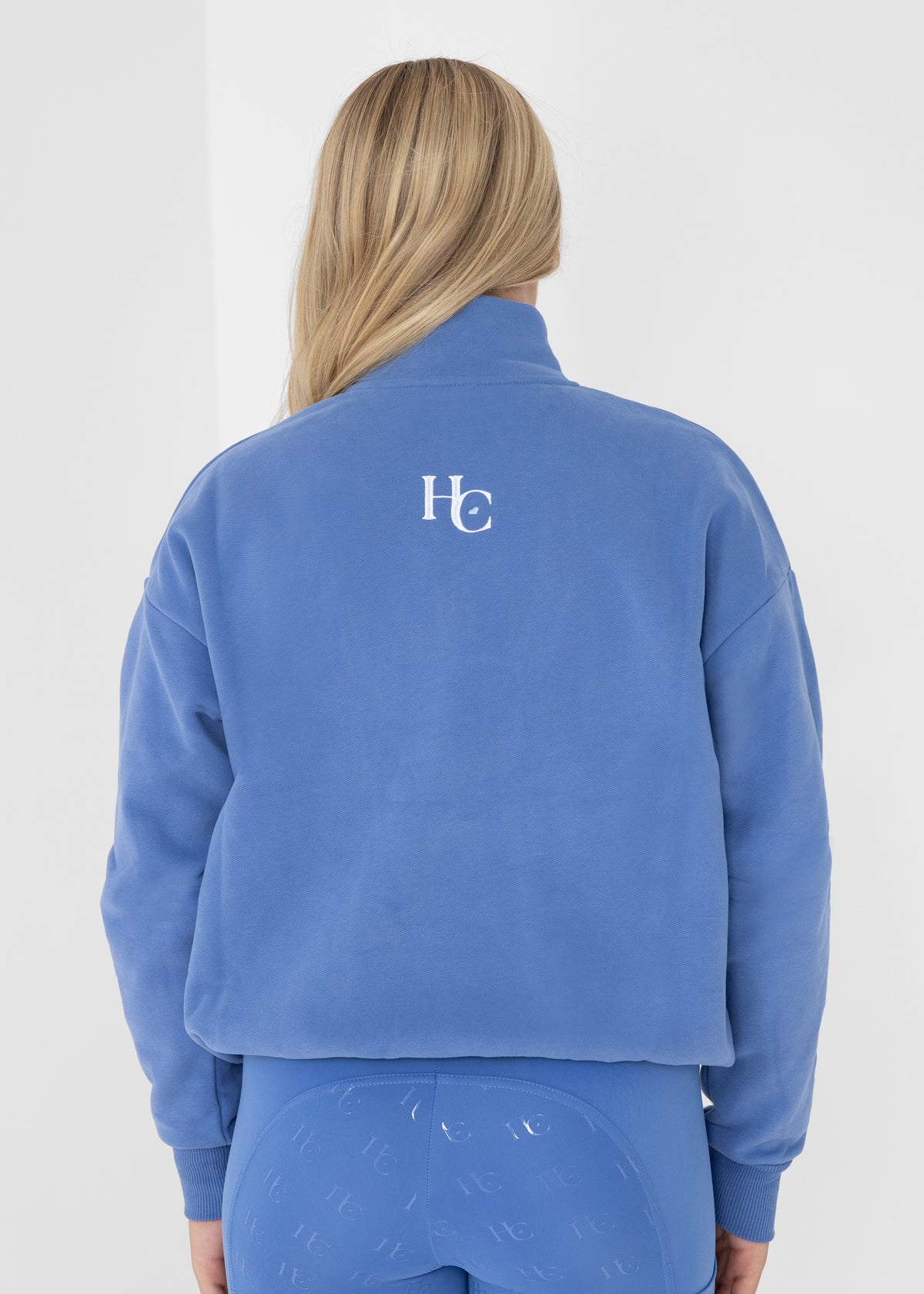 Est 2025 Dandy Denim Half Zip Sweater