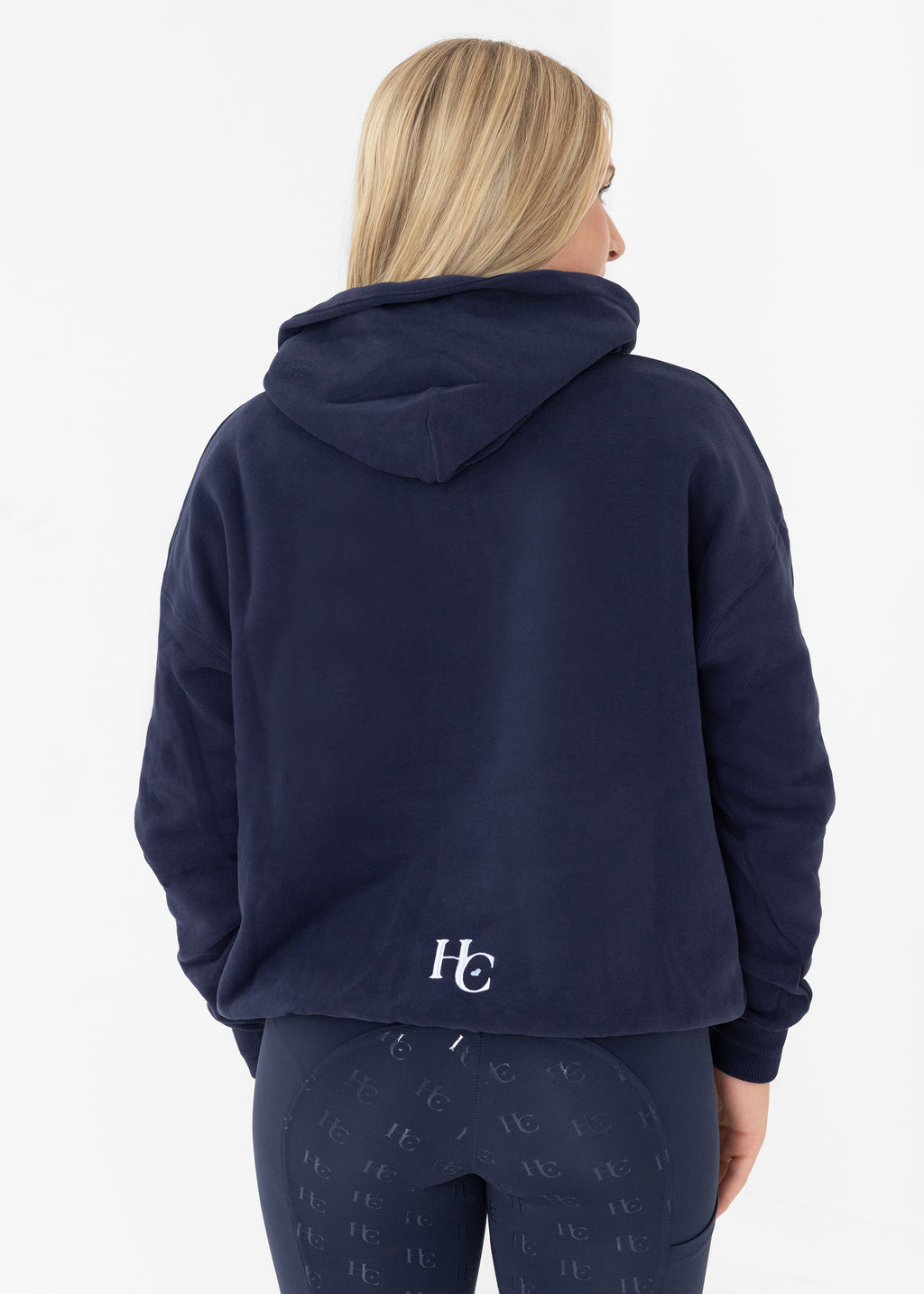 The Harlow Club Eventer Blue Pull On Hoodie