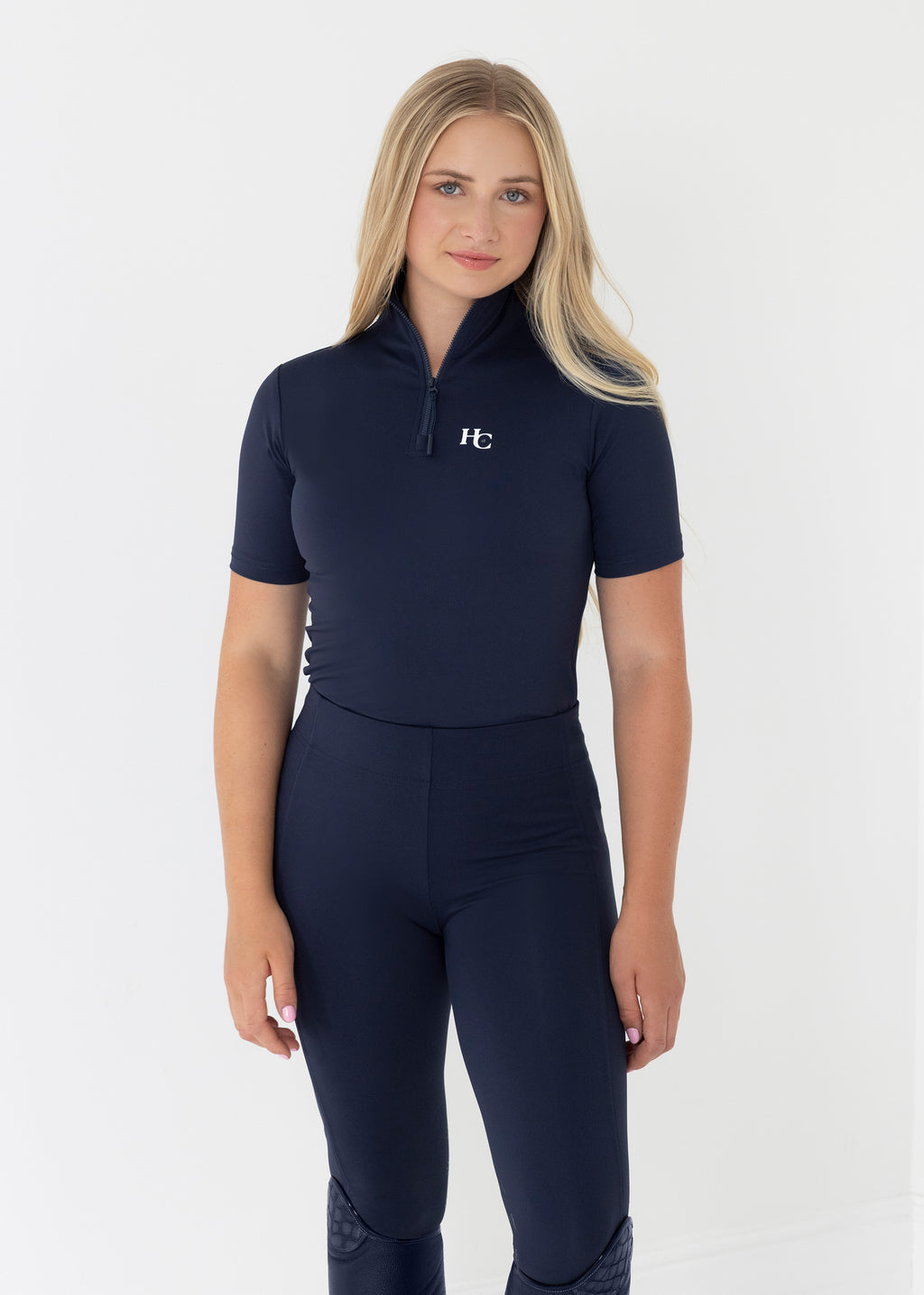 Eventer Blue Short Sleeve Base Layer